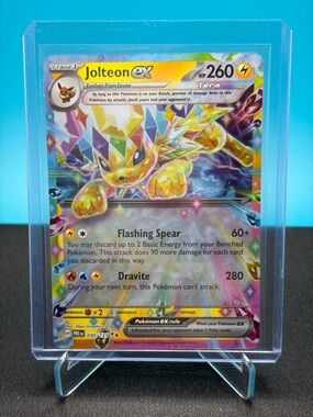 Pokemon Jolteon ex Holo Card